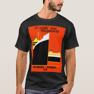 Camiseta Anúncio da linha de transporte da América Latina