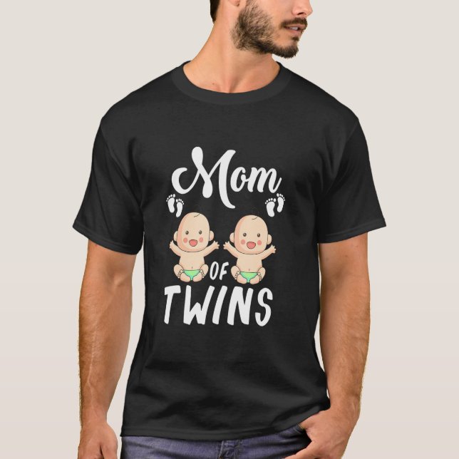 Camiseta Anúncio da Mãe das Mamães Gêmeas (Frente)