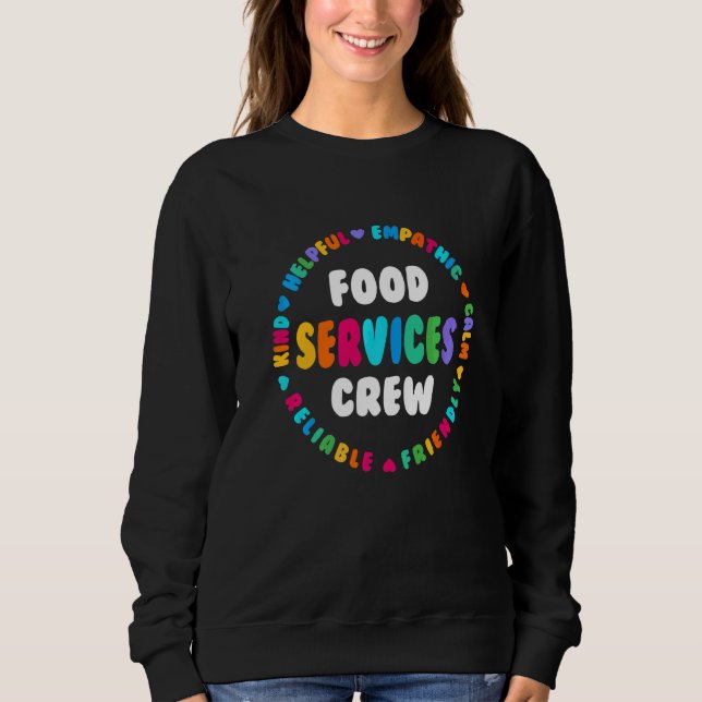Camiseta Anúncio de Auxiliar de Equipe de Serviços de Alime (Frente)
