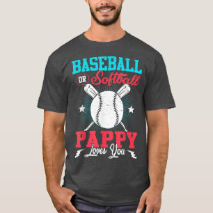 Camiseta Anúncio De Baseball Ou Softball Sexo Reveal Pa