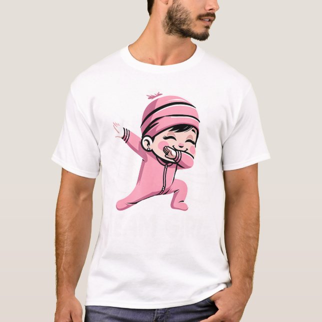 Camiseta Anúncio de Bebê da Equipe do Partido de Revolução  (Frente)