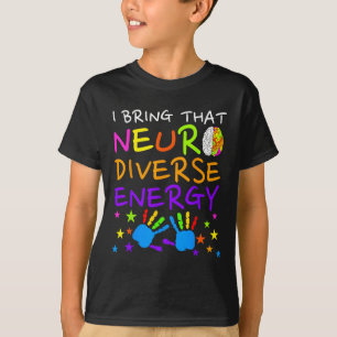 Camiseta Anúncio de conscientização sobre autismo para meni