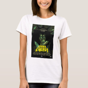Camiseta Anúncio de Filme de Horror Sci-Fi, Energia Escura