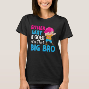 Camiseta Anúncio de gênero De qualquer jeito Eu sou o Bi