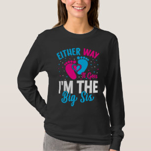 Camiseta Anúncio de gênero De qualquer jeito Eu sou o Bi