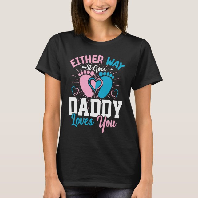 Camiseta Anúncio de gênero de qualquer jeito que ele se tor (Frente)