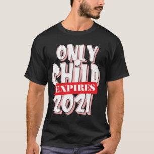 Camiseta Anúncio de Gravidez Apenas Criança Expira 2021