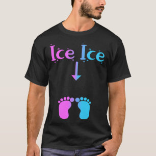 Camiseta Anúncio de gravidez da mamãe Ice Ice Baby
