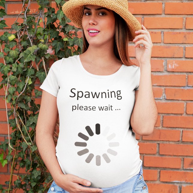 Camiseta Anúncio de Gravidez de Gamer - Mãe Divertida para  (Criador carregado)