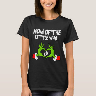 Camiseta Anúncio de Gravidez de Natal Engraçado Mãe do