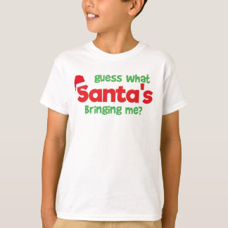 Camiseta Anúncio de gravidez de Natal| Irmão/irmã