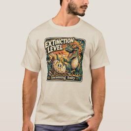 Camiseta Anúncio de Gravidez Divertido Revelação do Bebê pa