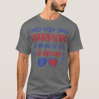 Camiseta Anúncio de gravidez do Big Brother Sparkler em 4 d