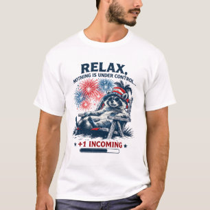 Camiseta Anúncio de Gravidez do Dia 4 de Julho para o Pai