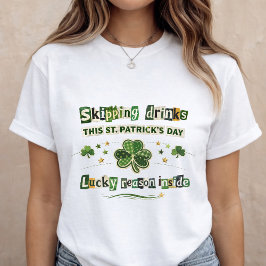 Camiseta Anúncio de Gravidez do Dia de São Patrício