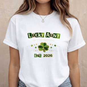 Camiseta Anúncio de Gravidez do Dia de São Patrício