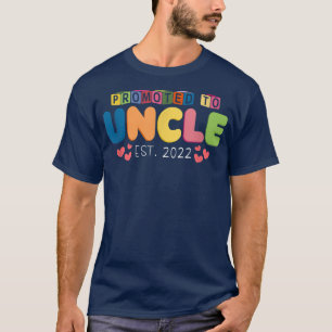 Camiseta Anúncio de gravidez do tio masculino