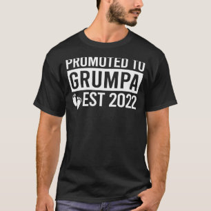 Camiseta Anúncio De Gravidez Do Vovô Promovido Para Ne