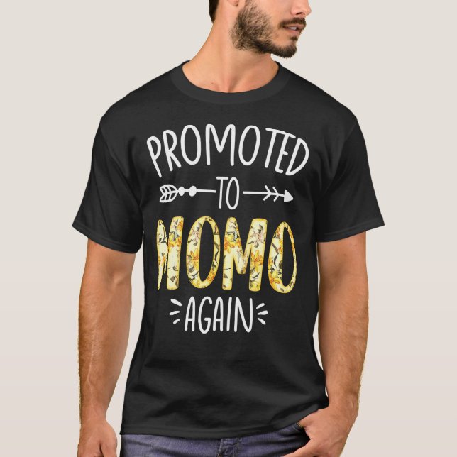 Camiseta Anúncio De Gravidez Em Breve Para Ser Momo Novamen (Frente)