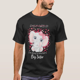 Camiseta Anúncio de Gravidez Estou Sendo Promovida a S Maio