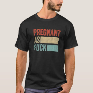 Camiseta Anúncio de gravidez feminina Grávida AF