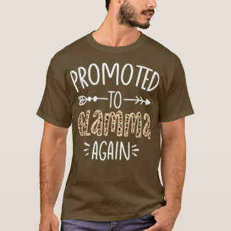 Camiseta Anúncio De Gravidez Leopard Em Breve Para Ser Glam