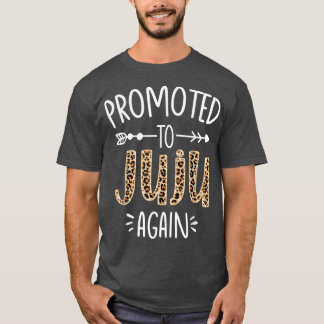 Camiseta Anúncio De Gravidez Leopard Em Breve Para Ser Juju