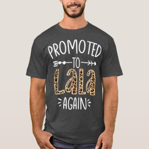 Camiseta Anúncio De Gravidez Leopard Em Breve Para Ser Lala