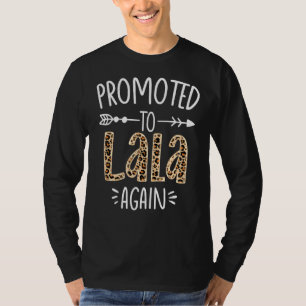 Camiseta Anúncio De Gravidez Leopard Em Breve Para Ser Lala