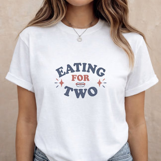 Camiseta Anúncio de Gravidez Mãe para Ser 4 de Julho