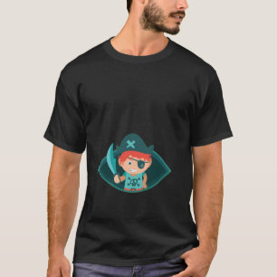 Camiseta Anúncio de gravidez no Dia de as Bruxas engraçado