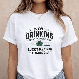 Camiseta Anúncio de Gravidez no Dia de São Patrício