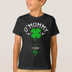 Camiseta Anúncio de Gravidez no Dia de São Patrício Conjunt