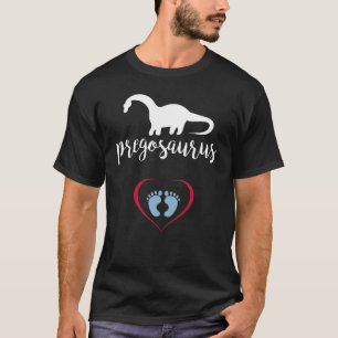 Camiseta Anúncio de gravidez no Pregosaurus É um guichinho