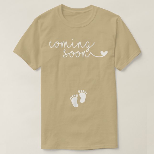 Camiseta Anúncio de gravidez para a mãe grávida ser comi (Frente do Design)