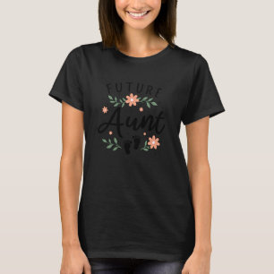 Camiseta Anúncio de Gravidez para Irmã para Tia - Futu