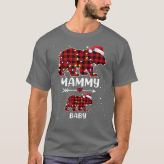 Camiseta Anúncio de Gravidez Polar do Urso Xadrez de Natal