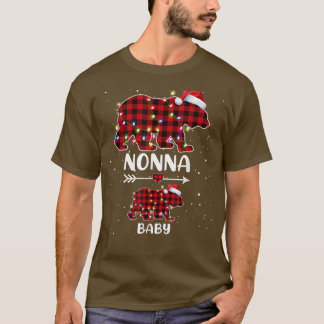 Camiseta Anúncio de gravidez polar não bebê Xadrez do urso