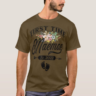 Camiseta Anúncio de gravidez Primeira Vez