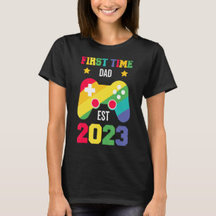 Camiseta Anúncio De Gravidez Primeira Vez Pai Em Breve