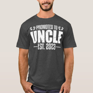 Camiseta Anúncio de gravidez promovido ao Tio 2023