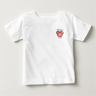 Camiseta Anúncio de Irmã Mais Velha Arco e Orelhas de Rato 