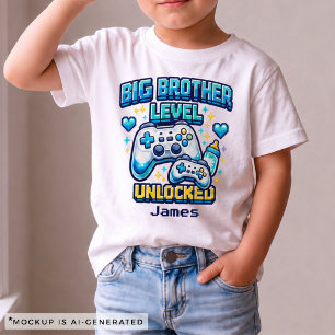 Camiseta Anúncio de Irmão Mais Velho Barra de Carregamento 