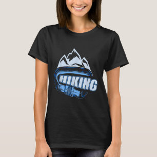 Camiseta Anúncio de Jornada Épica de Caminhada na Natureza