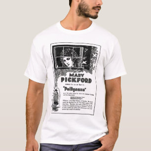 Camiseta Anúncio de jornal do vintage de Mary Pickford