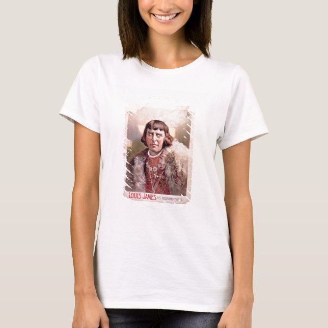 Camiseta Anúncio de "Louis James como Richard III" (co (Frente)