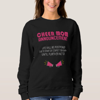 Camiseta Anúncio de Mãe Torcedora Para Mulheres Cheerleader