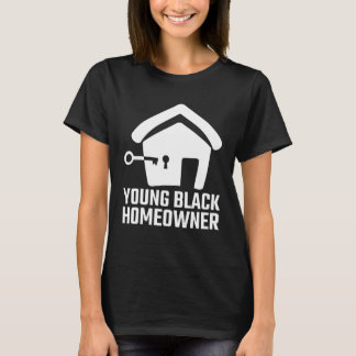 Camiseta Anúncio de Orgulho Negro para Primeiro Morador de 