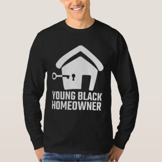 Camiseta Anúncio de Orgulho Negro para Primeiro Morador de 