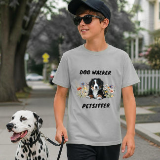 Camiseta Anúncio de Petsitter de Cão